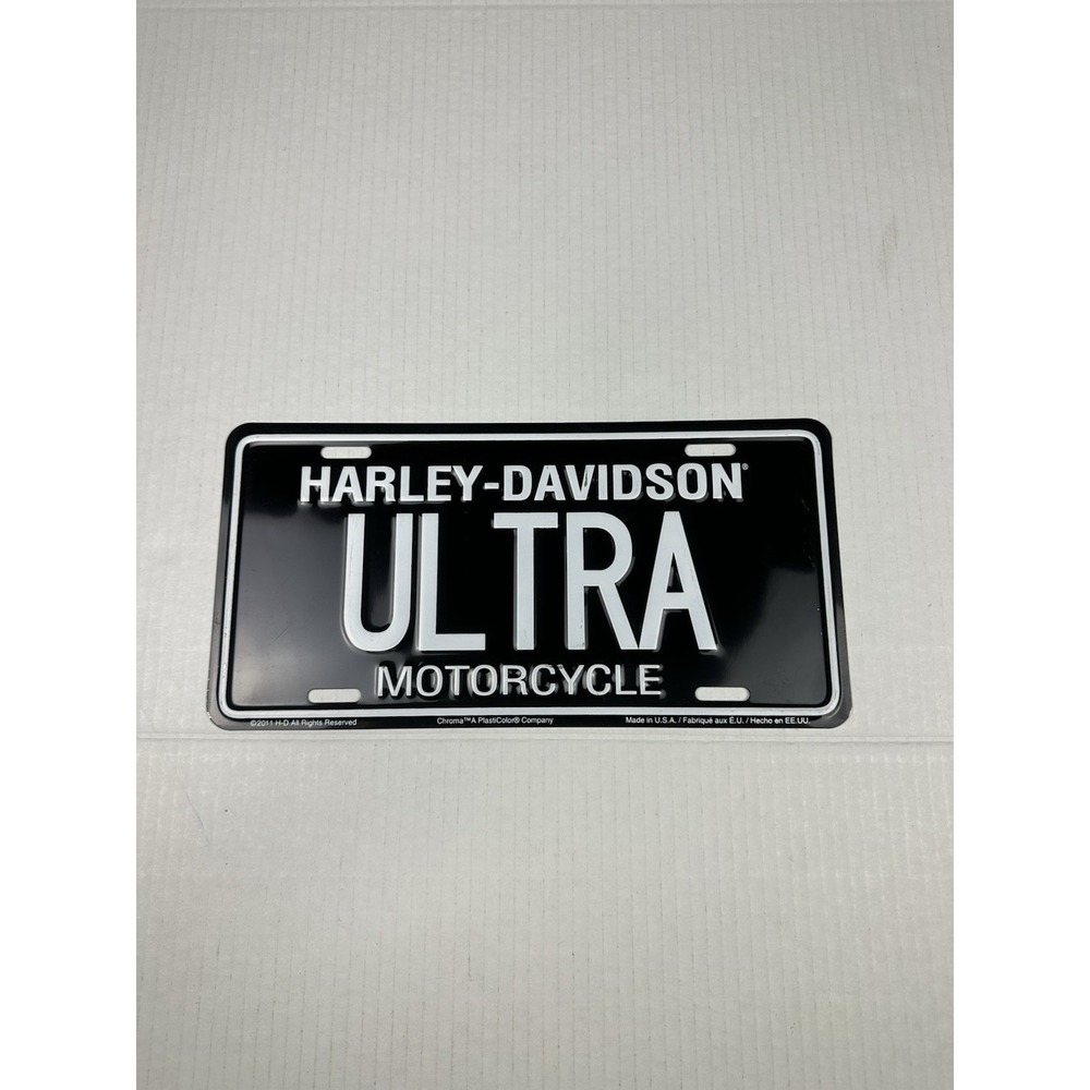 Harley Davidson Ultra Novelty Car/Truck License Plate Metal